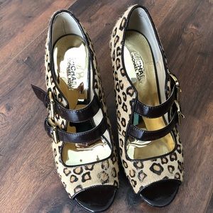 Michael Kors Leopard heels